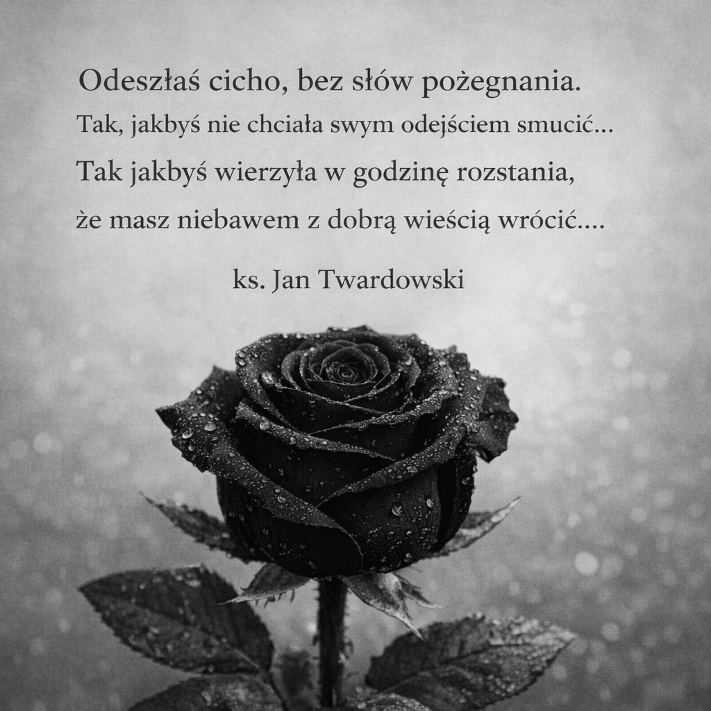 Z głębokim żalem zawiadamiamy, że 26.02.2026 r. roku odeszła od nas nasza koleżanka JANINA KARALUS, nasza droga JANECZKA.
